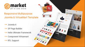 SJ Emarket - Responsive Multipurpose Joomla VirtueMart Template